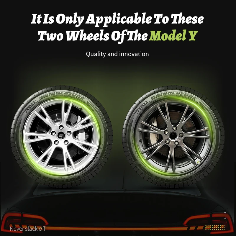 4 יחידות כיסויי גלגלים ג'מיני בכיסוי מלא ל-Tesla Model Y (2020-2024), 19 אינץ' - אביזרי רכב להתקנת כיסויי גלגלים – תמונה 11